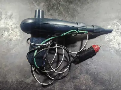 Plugs into 12v 3 adapters Inflate air mattress or inflatable boats etc.