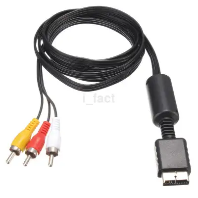 Sony Playstation AV Cable(integrated audio & video), 8ft long, will work on PS1, PS2, PS3---$20 Sony...