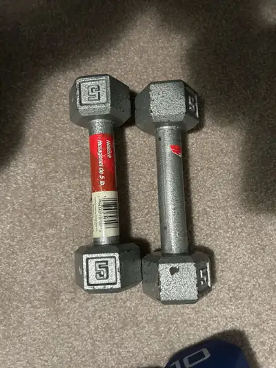 Halter Hex Dumbbells 5lb, View more