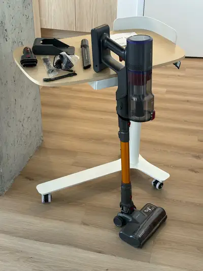 Vacuum has been used once, brand new condition. Has a touch sensor with visual display on top with 3...