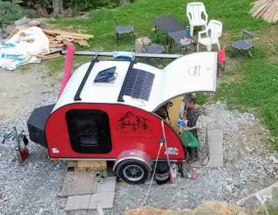 I'm selling a used 2020 Car Go Space teardrop trailer, perfect for your next adventure! This cozy tr...