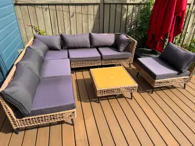 End of summer patio sectional special, View more