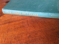 Vintage Folk Songs of Canada First Edition 1954