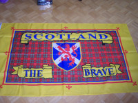 3 x 5 ft - SCOTLAND THE BRAVE FLAG -new