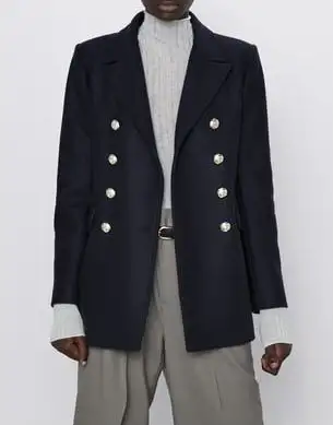 Zara manteau laine wool coat jacket blazer aritzia puffer parka in Women's - Tops & Outerwear in City of Montréal - Image 6