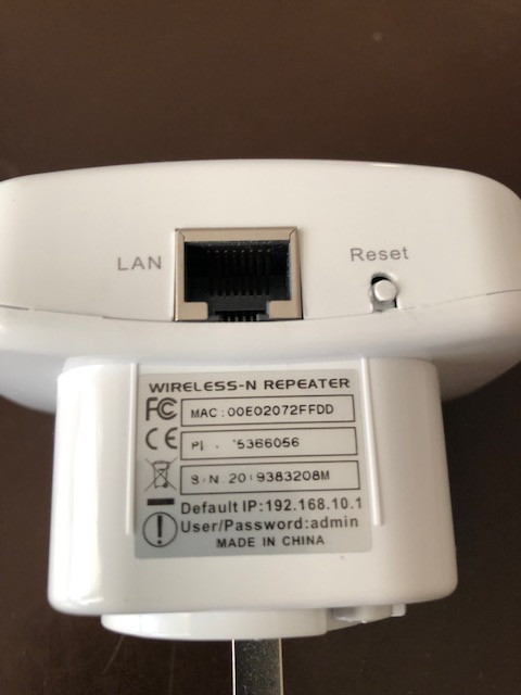 Wireless-N WIFI Repeater in System Components in Trenton