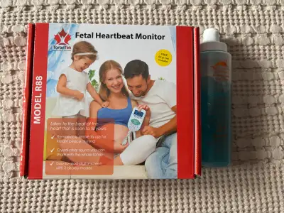 Listen to your baby's heartbeat in the comfort of your home with this ToronTek R88 fetal Doppler! Th...