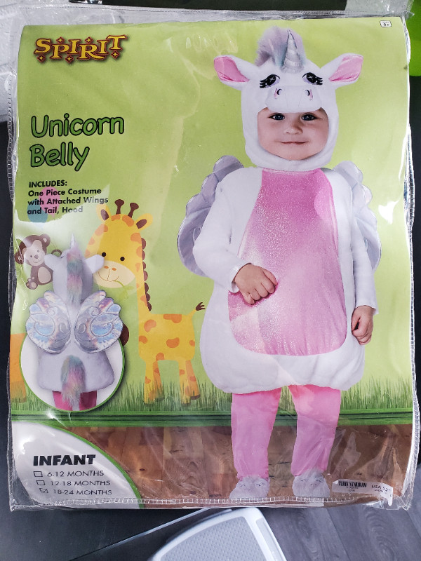 18-24 month Unicorn Halloween costume in Costumes in Brandon