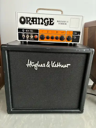 Ampli guitare Orange Rocker 15 Terror + CAB Hughes & Kethner, View more