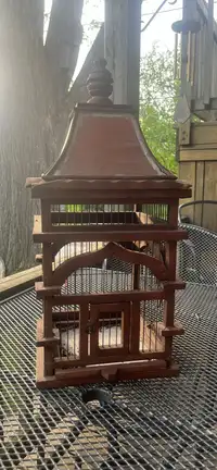 Decorative bird cage 
