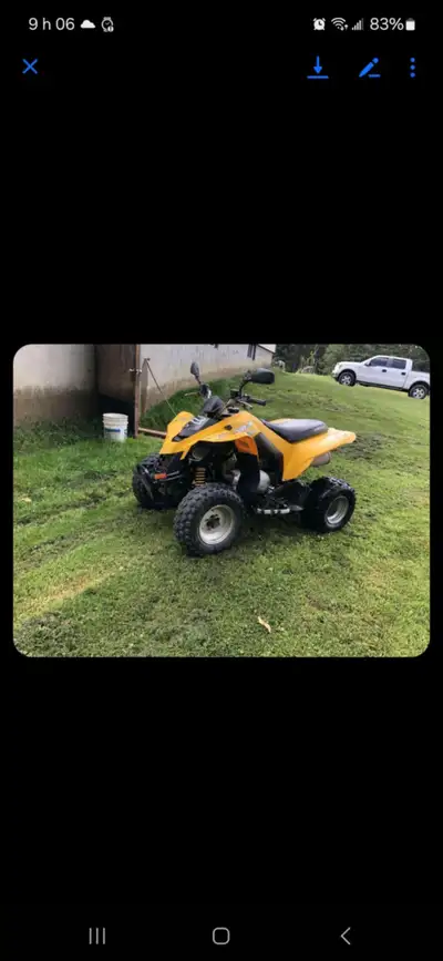 Can-am ds 250 full automatic fonctionnel mais besoin d'un nettoyage de carburateur je n'ai pu les mi...