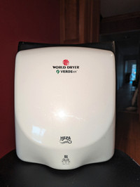 Six Lightly Used Commercial grade wall mount hand dryers