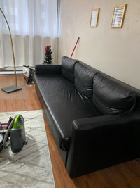 Leather Sofa Bed with Storage for Sale