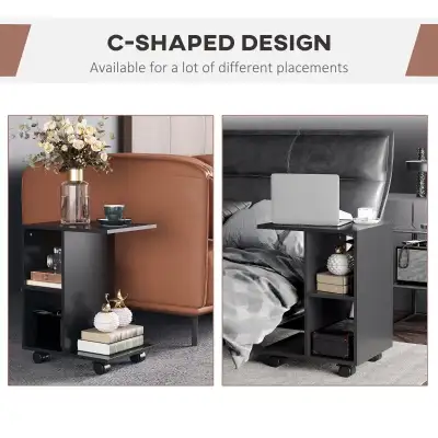 C-Shape Side Table End Table, View more