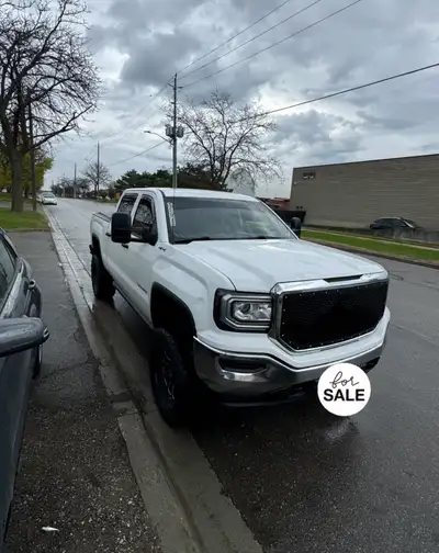 2018 gmc sierra 1500 4x4 with 5 inc lift on it 110,000 kms on the truck and it has brand new transmi...
