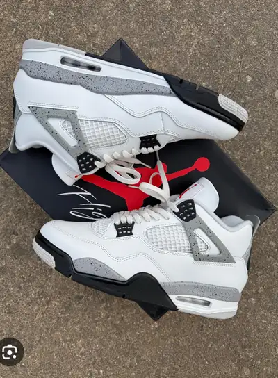 Jordan 4 white cement, View more