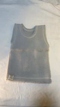 Grey Baby Vest 3-6 months