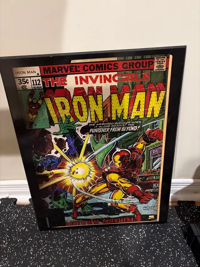 Marvel Iron Man Wall Art - Invincible Iron Man #112 Plaque