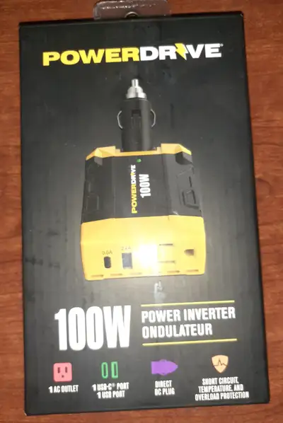 New in open box, inverter, 120V / 100W, View more