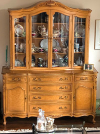 Andrew Malcolm made China cabinet and buffet. Well made