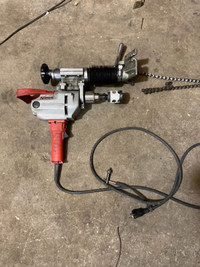 Hole cutting pipe drill