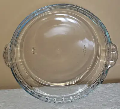 "MARINEX" FLUTED DEEP GLASS PIE PAN, View more