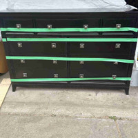 Beautiful Dresser with Mirror and night stand.