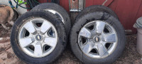 2013 Chevrolet Silverado Rims Factory 20 Inch with Rubber