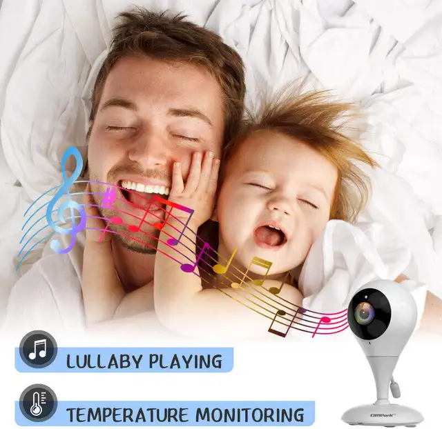 Camera Baby Monitor WIFI Surveillance pour Bebe + 2 Way talk in Gates, Monitors & Safety in Longueuil / South Shore - Image 4