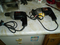 3/8 inch Corded Drill-Variable Speed-Reversible-$15 & $20