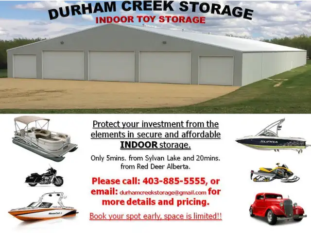 Indoor Boat , Car & Toy Storage in Storage & Parking for Rent in Red Deer - Image 2