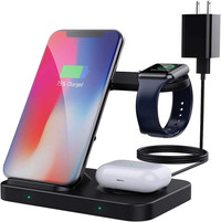 MOKO 3 IN 1 WIRELESS CHARGER STAND QI FAST CHARGING
