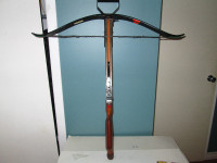 wooden stock target crossbow