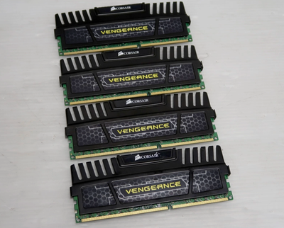 16GB | Corsair Vengeance 16GB (4x4GB) DDR3 1600MHz Gaming RAM, View more