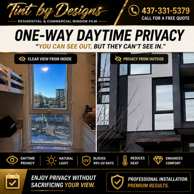 One-Way Daytime Privacy Window Film, View more