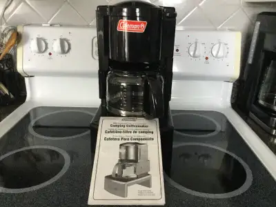 Coleman Camping Coffee Maker. Used 2 x . New condition $50.00 Pickup only Barry's Bay.