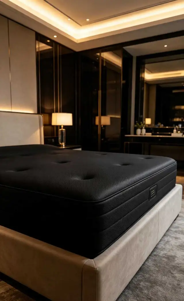 Brand New 8 inches Mattresses~Black Coloured in Beds & Mattresses in Delta/Surrey/Langley - Image 5