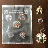 Oilers NHL 5-Piece Collector Pin Set - BRAND NEW!, and more!