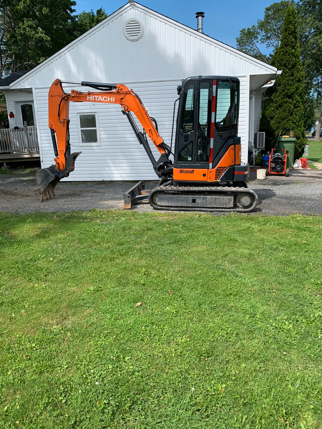 Mini Excavator rental $180 in Heavy Equipment in Fredericton - Image 2