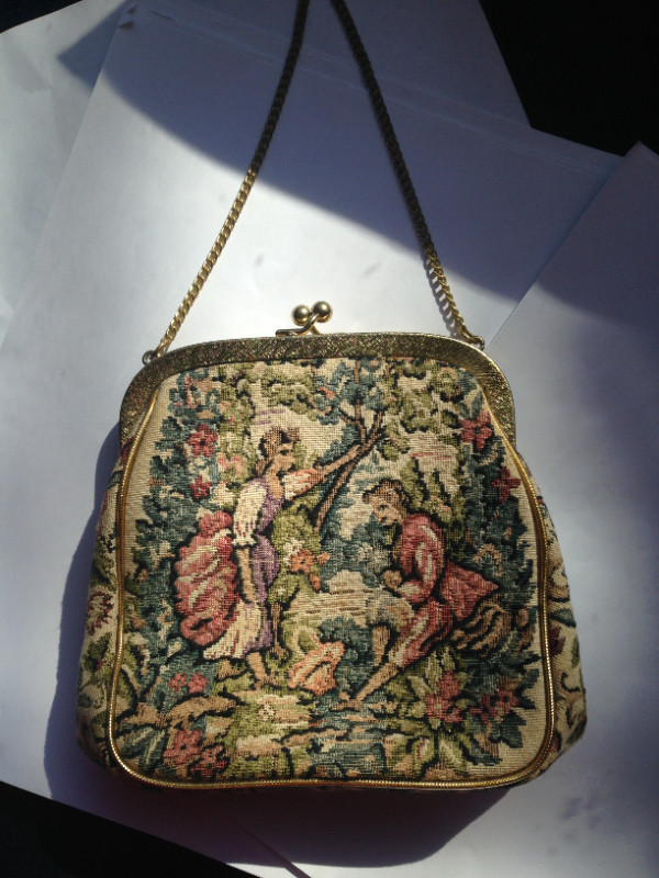 Vintage Tapestry Handbag JR Miami 