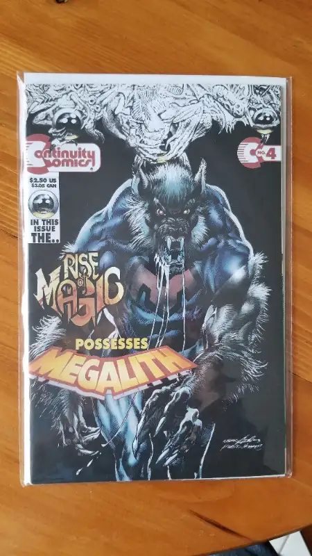 Megalith - Rise of Magic - Continuity Comics- issue 4 Vol 2 1994