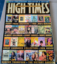 Lot of 5 vintage high times magazines.