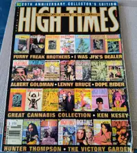 Lot of 5 vintage high times magazines.
