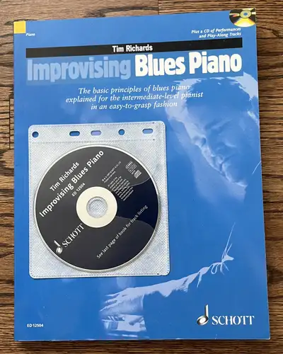 Improvising Blues Piano Book, View more