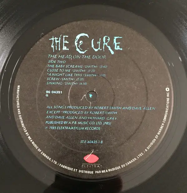 The Cure  --   The Head On The Door   * DISQUE VINYLE // VINYL in CDs, DVDs & Blu-ray in City of Montréal - Image 5