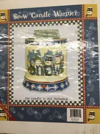 CHRISTMAS GIFTWARE SNOW CANDLE WARMER & MORE ITEMS