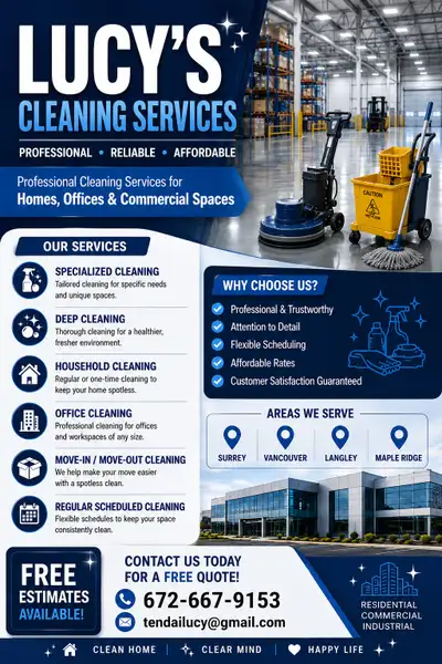 Cleaning services, View more