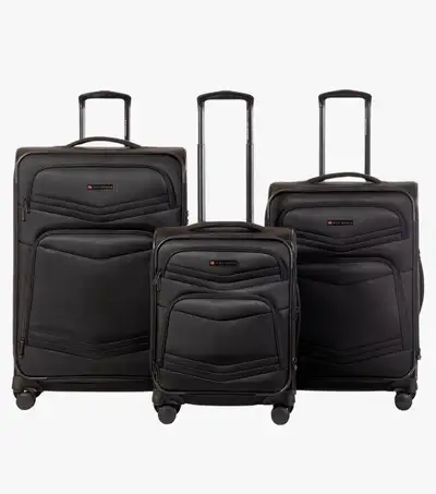 Air Canada 3pcs Central Deluxe Softside Luggage Set, View more