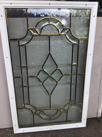 Glass insert for entry door, outside mesurments - 24" x 38"