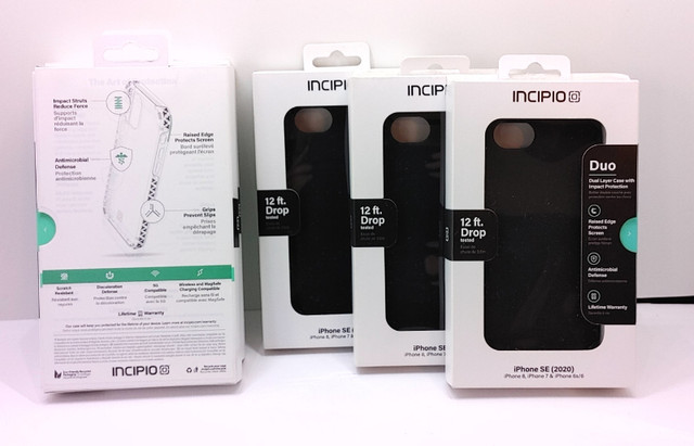 Étui IPHONE Case Incipio Grip pour iP12 / 12 Pro - Bleu ou Noir dans Accessoires pour portables  à Longueuil/Rive Sud - Image 2